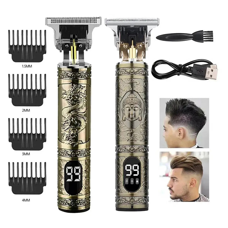 Eyebrow Razor Trimmer - Schnur lose Friseur Clipper Set Vintage