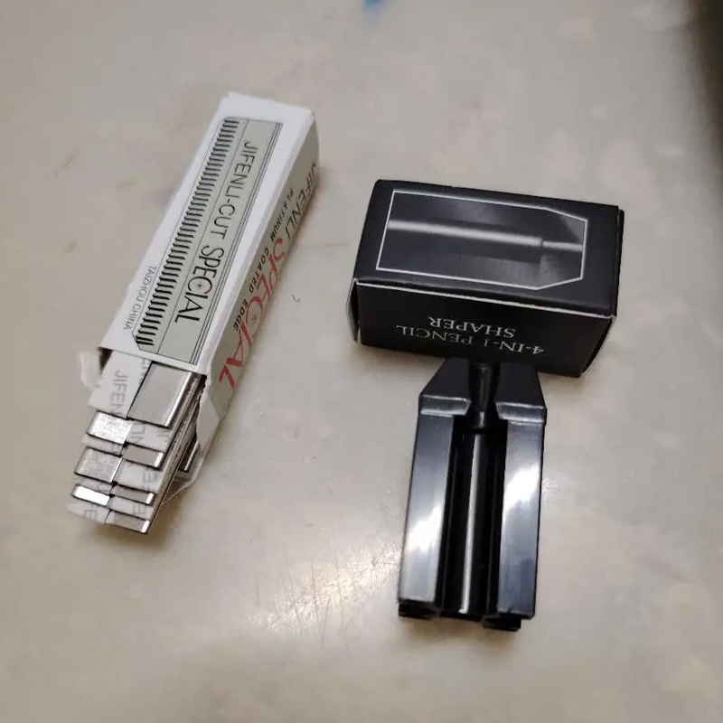 Eyebrow Razor Trimmer - 1 Stück Augenbrauenstift-Schärfer Trimmer Augenbrauen-Schärfwerkzeug mit