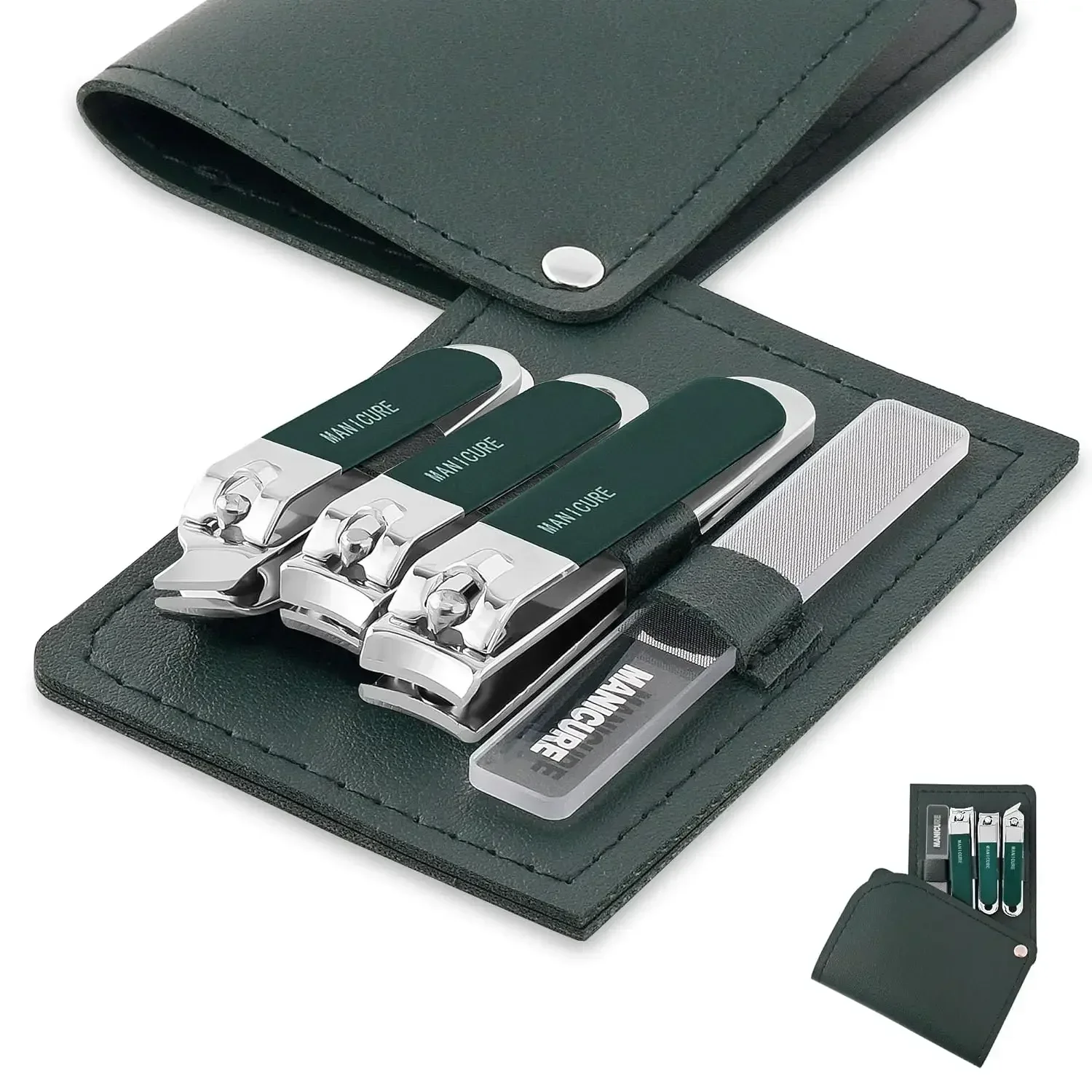 4-teiliges Nagelpflegeset für  – Mens Grooming Travel Kit Bewertung und Preis