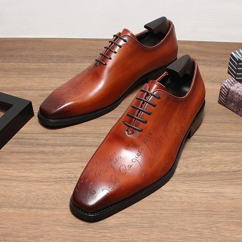 Büro-Herrenschuhe mit Blumenmu – Men'S Grooming Oxford Bewertung und Preis