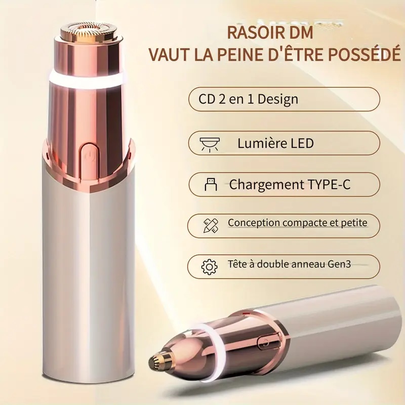 2-in-1 Gesichts- und Augenbrau – Eyebrow Razor Trimmer Bewertung und Preis