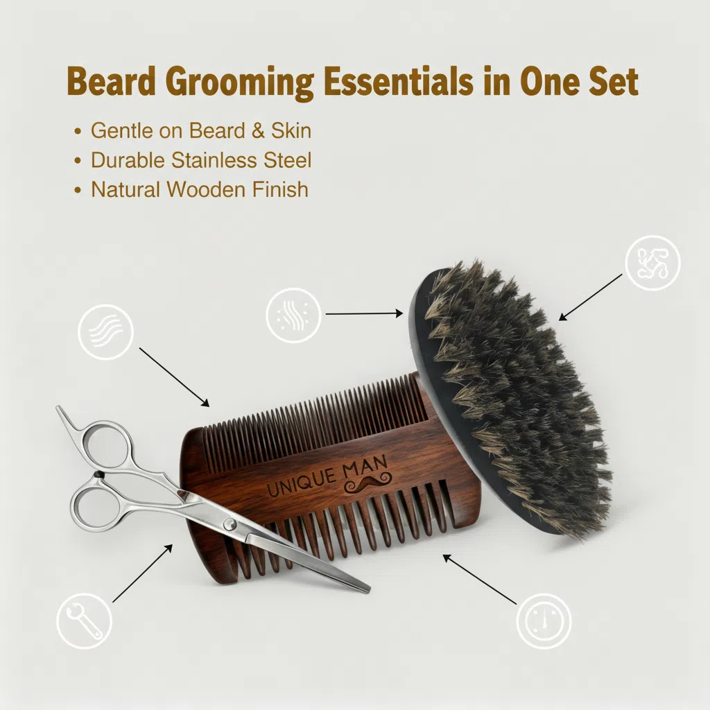 UNIQUE MAN Herren-Bart-Set, sc – Men'S Grooming Organizer Bewertung und Preis