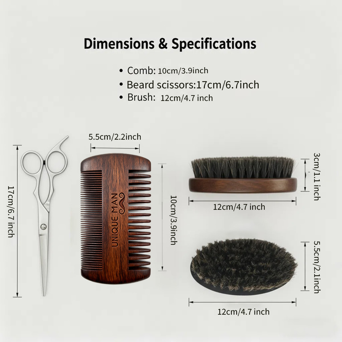 UNIQUE MAN Herren-Bart-Set, sc – Men'S Grooming Organizer Bewertung und Preis