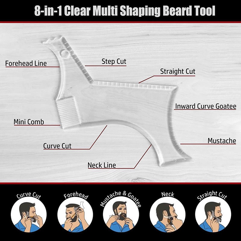 Bartformungsschablone für Männ – Men'S Grooming Tonic Bewertung und Preis