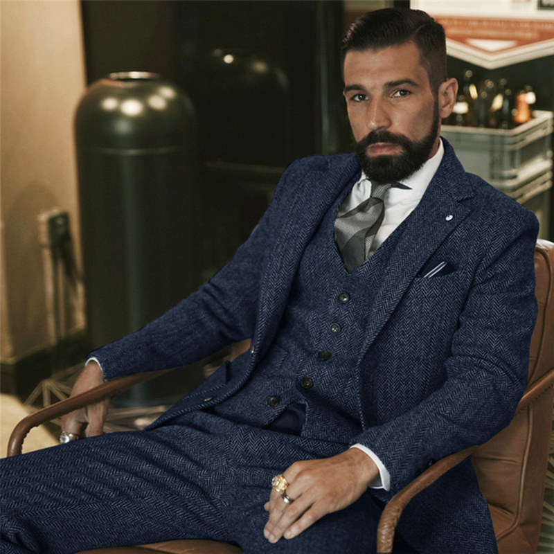 Grauer Woll-Tweed-Winteranzug  – Men'S Grooming Daily Bewertung und Preis
